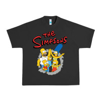 Pigment Black the simpsons funny family Urban Heavy Tee - artisFamous