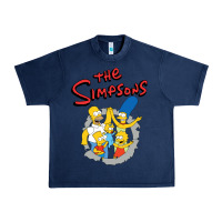 Navy the simpsons funny family Urban Heavy Tee - artisFamous