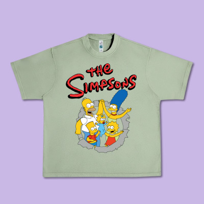 The Simpsons Funny Family Urban Heavy Tee Designed By Artisfamous