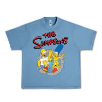 Pebble Blue the simpsons funny family Urban Heavy Tee - artisFamous