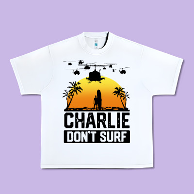 Summer Vacation Charlie Don't Surf Urban Heavy Tee Designed By Artisfamous