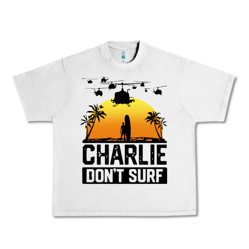 Summer Vacation Charlie Don't Surf Urban Heavy Tee by artisFamous | Teevron