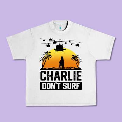 Summer Vacation Charlie Don't Surf Urban Heavy Tee Designed By Artisfamous