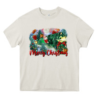 Merry Christmas Santa Polar Express Heavy Core Tee | Teevron