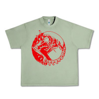 Oil Green xenomorph Urban Heavy Tee - artisFamous