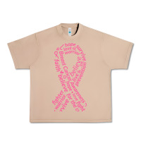 Burro Pink Ribbon Urban Heavy Tee - artisFamous