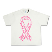 Pistachio Pink Ribbon Urban Heavy Tee - artisFamous