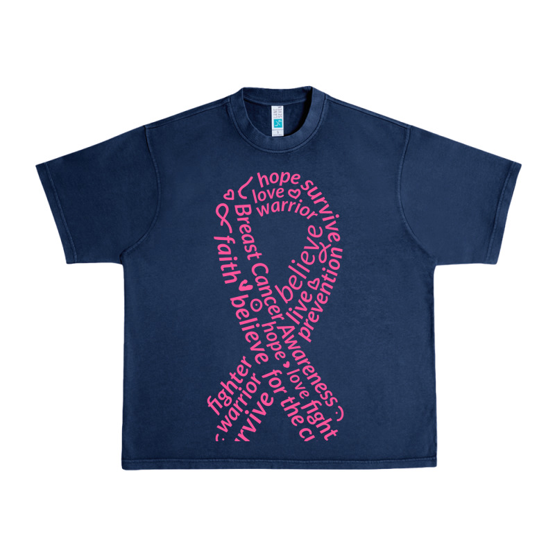 Pink Ribbon Urban Heavy Tee by artisFamous | Teevron