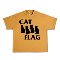 Peanut Butter cat flag Urban Heavy Tee - artisFamous