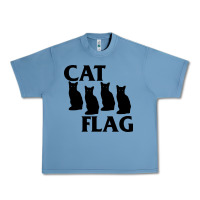 Pebble Blue cat flag Urban Heavy Tee - artisFamous