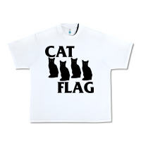 White cat flag Urban Heavy Tee - artisFamous