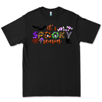 Black it's spooky season Premium Tee - BundleAndBundleShop