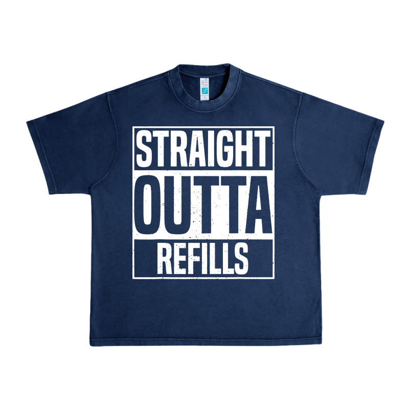 Straight Outta Refills Funny Pharmacy Technician Pharmacist Urban Heavy Tee by artisFamous | Teevron
