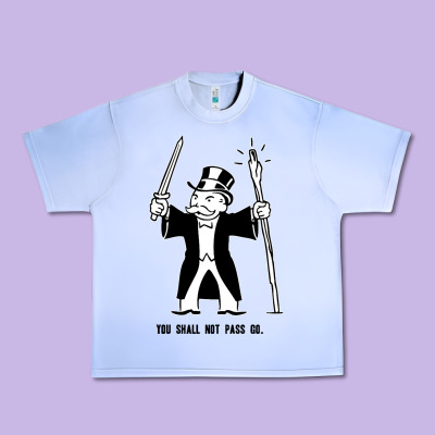 You Shall Not Pass Go Urban Heavy Tee Designed By Artisfamous