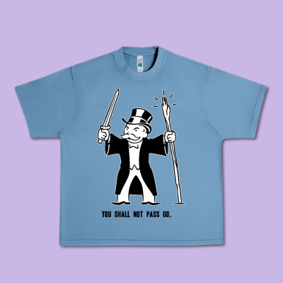You Shall Not Pass Go Urban Heavy Tee Designed By Artisfamous