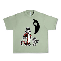 Oil Green hobbes and calvin Urban Heavy Tee - artisFamous