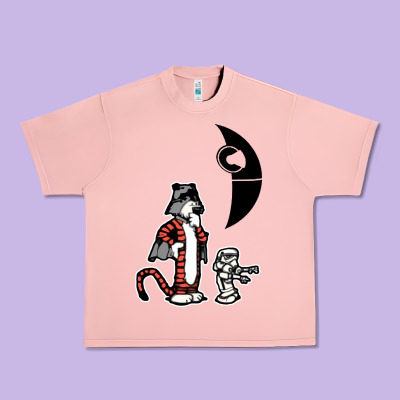 Hobbes And Calvin Urban Heavy Tee Designed By Artisfamous