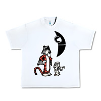 White hobbes and calvin Urban Heavy Tee - artisFamous