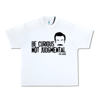 White be curious not judgemental Urban Heavy Tee - artisFamous