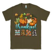 Army Green thankful mama Classic Tee - BarkalooDesign