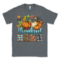 Charcoal Heather thankful mama Classic Tee - BarkalooDesign