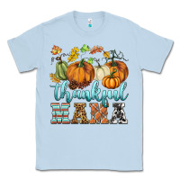 Dusty Blue thankful mama Classic Tee - BarkalooDesign