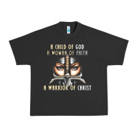 Pigment Black child of god woman of faith warrior of christ Urban Heavy Tee - artisFamous