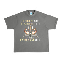 Child Of God Woman Of Faith Warrior Of Christ Urban Heavy Tee | Teevron