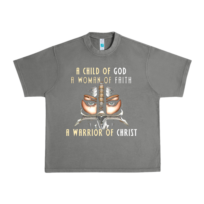 Child Of God Woman Of Faith Warrior Of Christ Urban Heavy Tee by artisFamous | Teevron