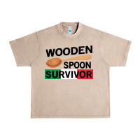 French Oak funny wooden spoon survivor Urban Heavy Tee - artisFamous