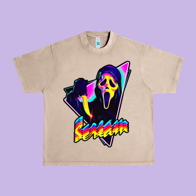 Scream Horror Movie Urban Heavy Tee Designed By Artisfamous