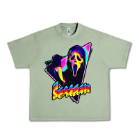 Oil Green scream horror movie Urban Heavy Tee - artisFamous