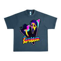 Midnight Navy scream horror movie Urban Heavy Tee - artisFamous