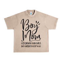Boy Mom Less Drama Than Girls But Harder To Urban Heavy Tee | Teevron