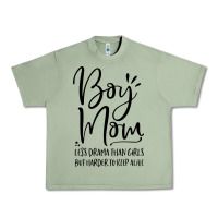 Oil Green boy mom less drama than girls but harder to Urban Heavy Tee - artisFamous