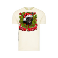 Vintage Arctic meowy christmas Vintage Tee - CowhideDigitalArt