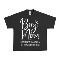 Boy Mom Less Drama Than Girls But Harder To Urban Heavy Tee | Teevron