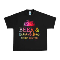 Black the only bs i need is beer sunshine Urban Heavy Tee - artisFamous