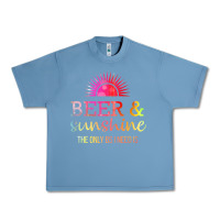Pebble Blue the only bs i need is beer sunshine Urban Heavy Tee - artisFamous