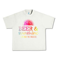 Pistachio the only bs i need is beer sunshine Urban Heavy Tee - artisFamous