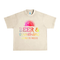 Sandshell the only bs i need is beer sunshine Urban Heavy Tee - artisFamous