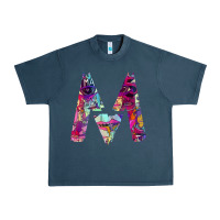 Midnight Navy maroon five Urban Heavy Tee - artisFamous