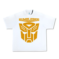 White bumblebee Urban Heavy Tee - artisFamous