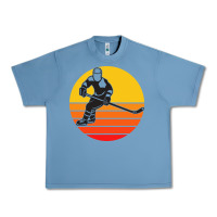 Pebble Blue Hockey 1 Urban Heavy Tee - artisFamous