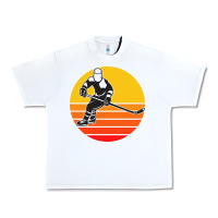 White Hockey 1 Urban Heavy Tee - artisFamous