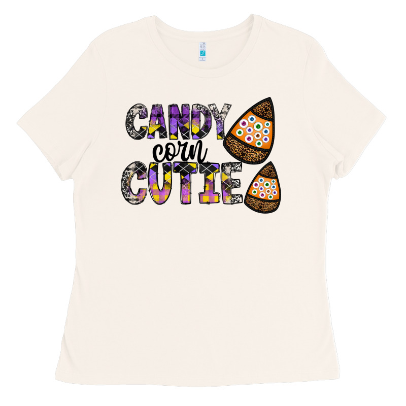 Candy Corn Cutie Ladies Tee by CowhideDigitalArt | Teevron