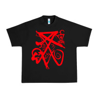 Black lucifer calligraphy 2 Urban Heavy Tee - artisFamous