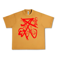 Peanut Butter lucifer calligraphy 2 Urban Heavy Tee - artisFamous