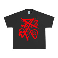 Pigment Black lucifer calligraphy 2 Urban Heavy Tee - artisFamous