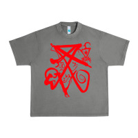 Tornado lucifer calligraphy 2 Urban Heavy Tee - artisFamous